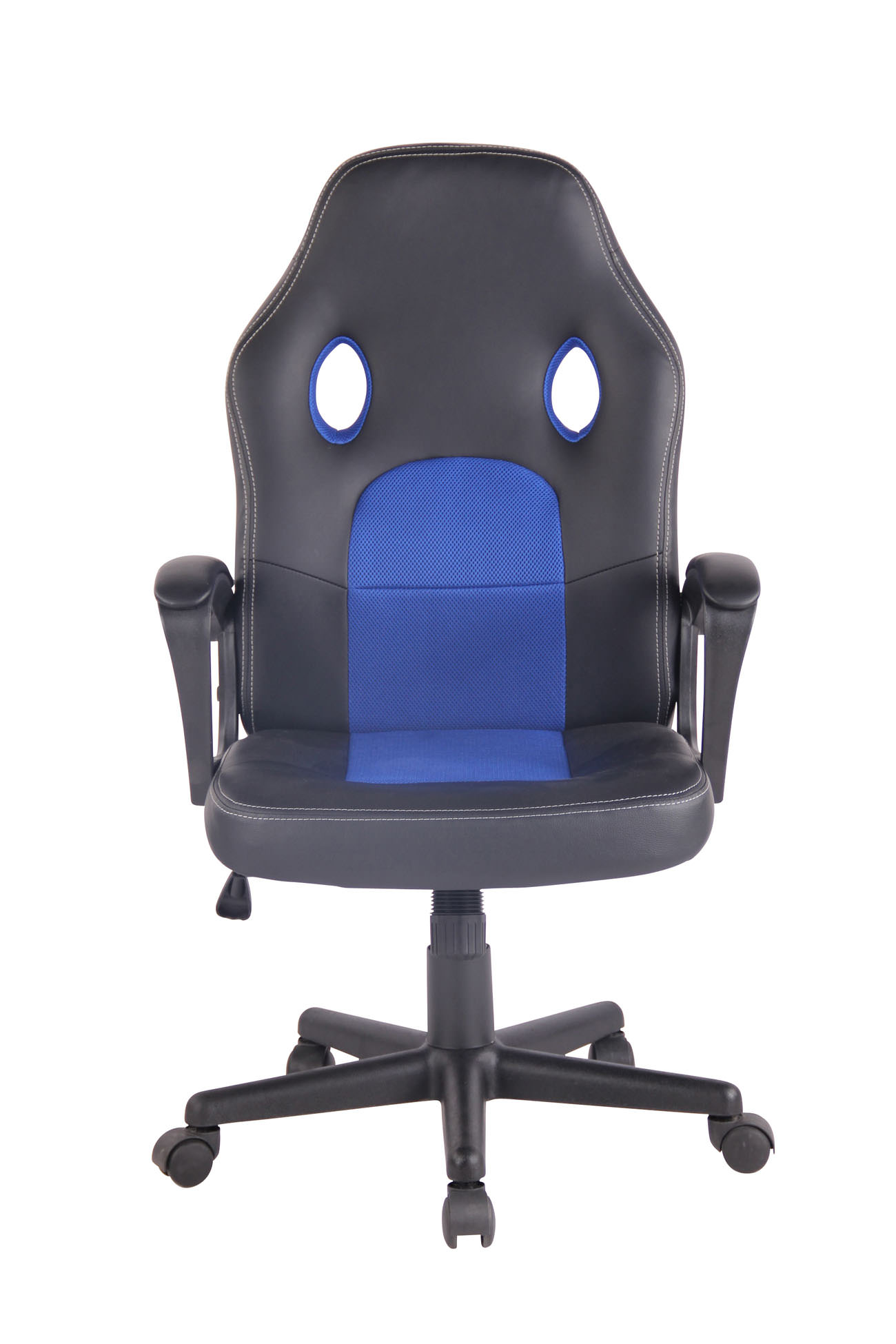 Sedia Gaming Elbing In Similpelle Nero/blu