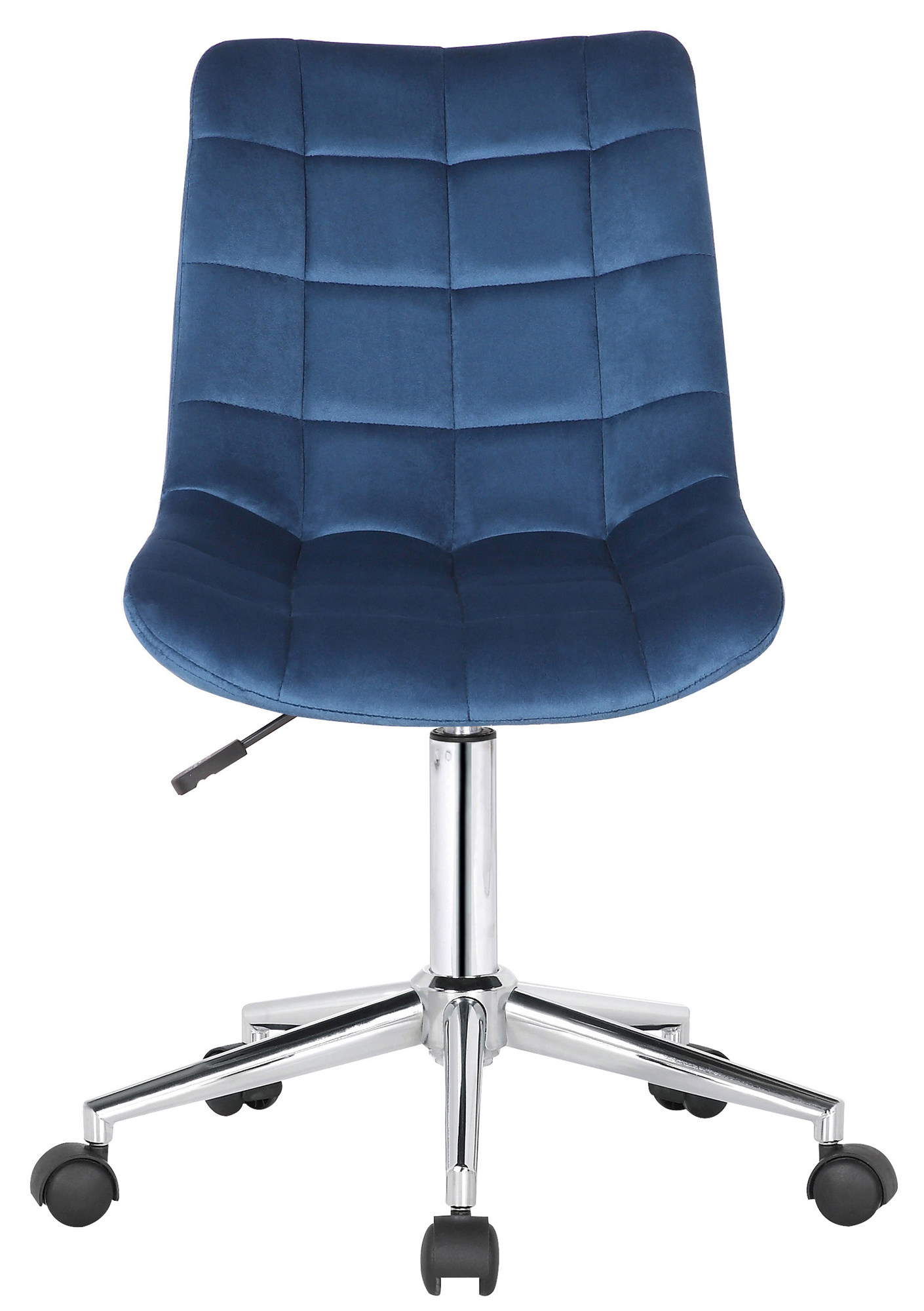 Sedia da ufficio Medford in velluto blu