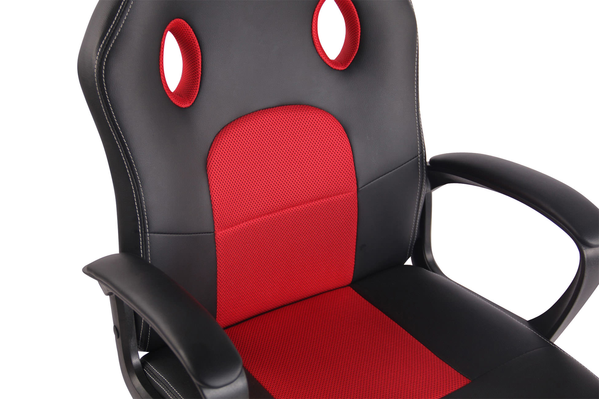 Sedia Gaming Elbing In Similpelle nero/rosso