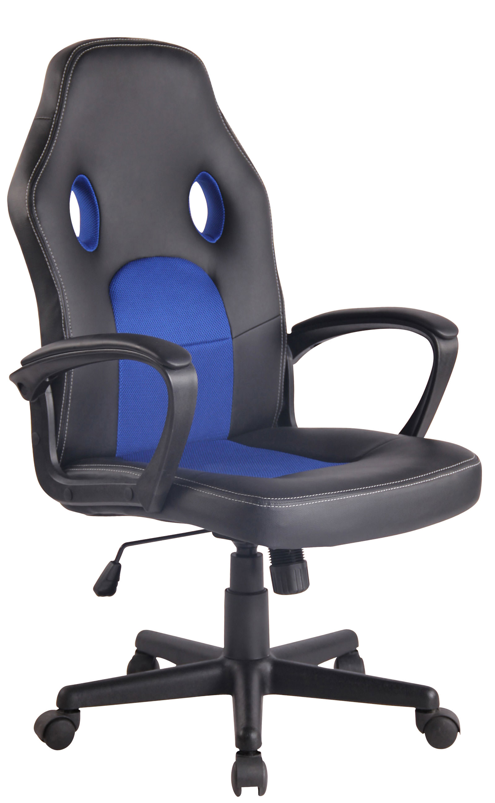 Sedia Gaming Elbing In Similpelle Nero/blu