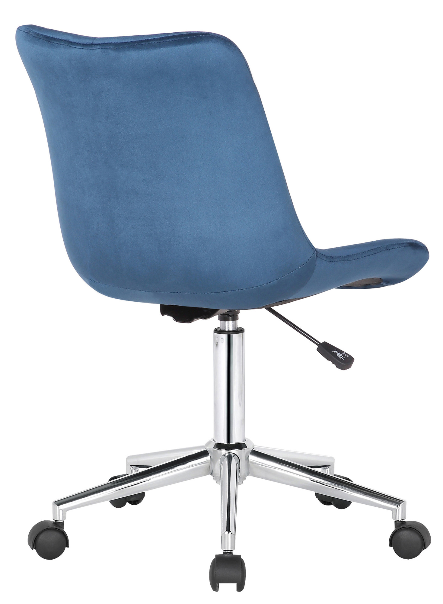 Sedia da ufficio Medford in velluto blu